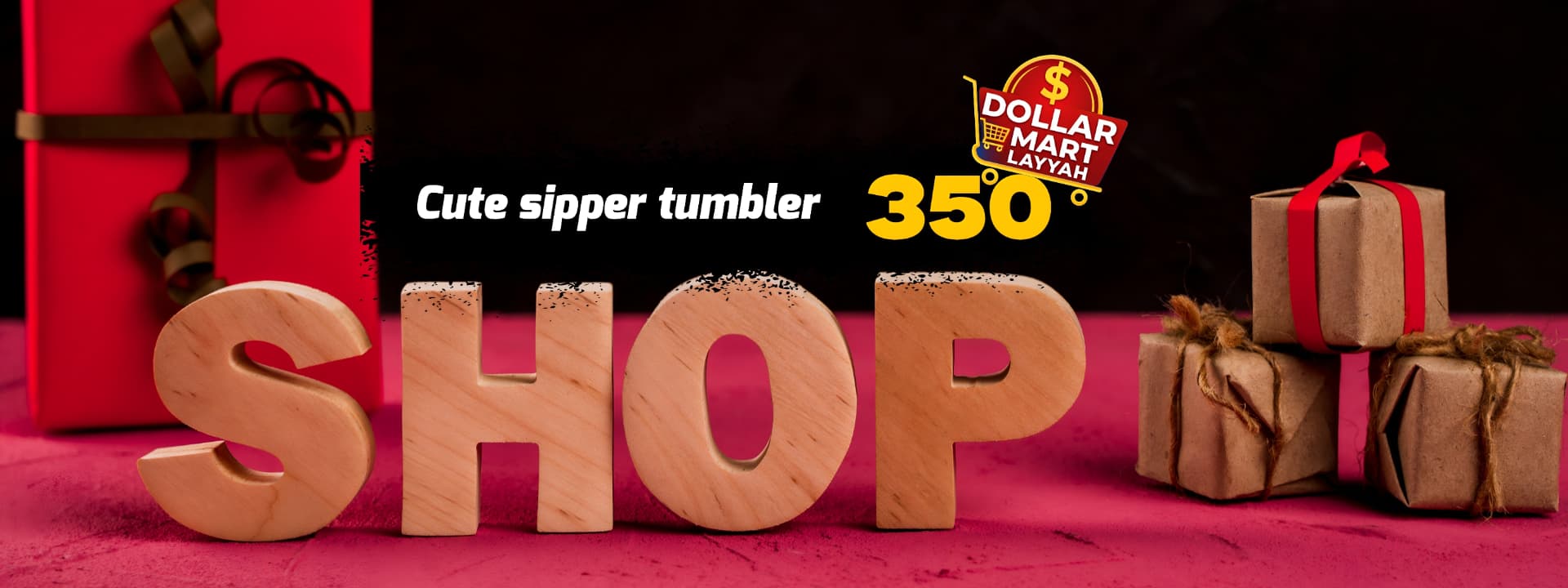 Cute sipper tumbler for Rs. 350 at Dollar Mart Layyah
